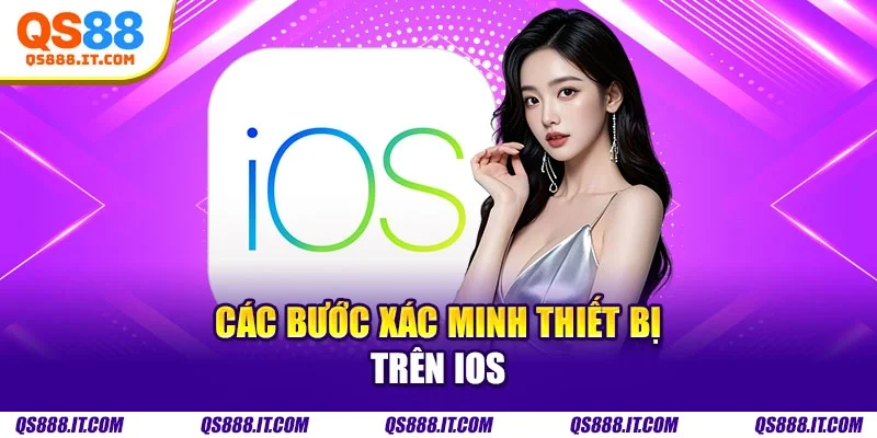 Các bước xác minh thiết bị trên iOS